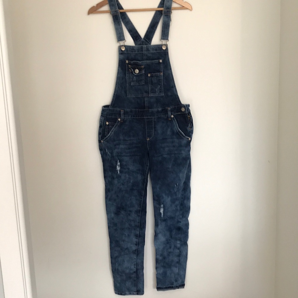 Denim overalls